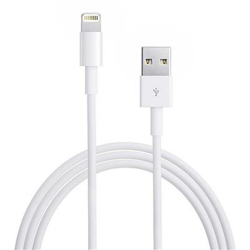 Cabo USB Lightning  para iPhone iPad |m/2.4A - Branco